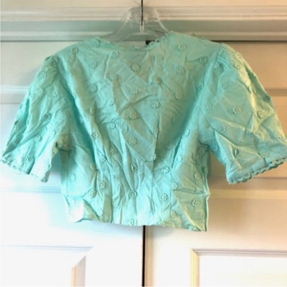 FARM Rio Light Blue Blouse - Picture 7 of 8